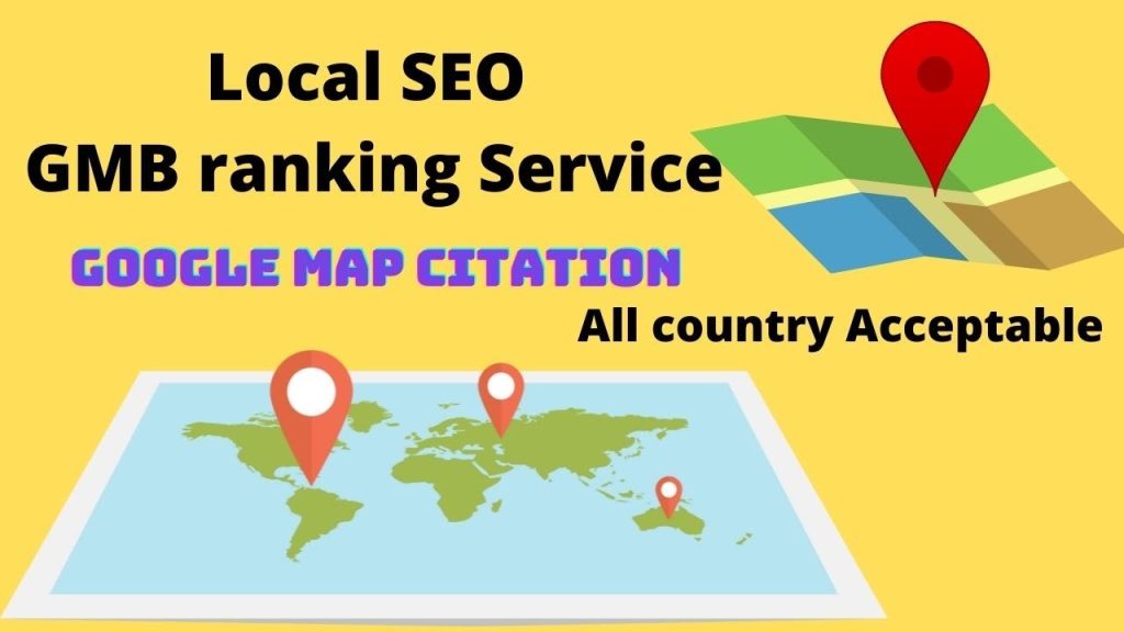 Local SEO map ranking example USA