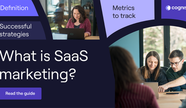 SaaS marketing concept illustration